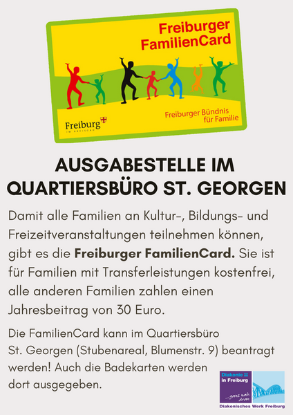 Ausgabestelle Freiburger Familiencard